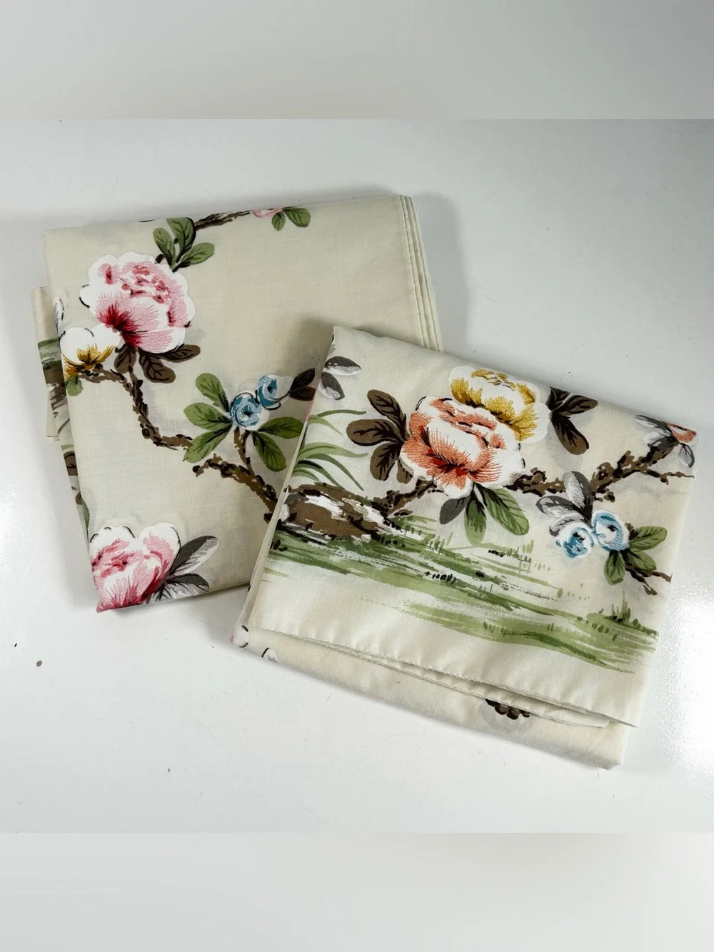 Vintage Springmaid Standard Pillowcase Lot of 2 - Percale - US Made